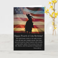 4 juillet Anniversaire Pays Western Cowboy