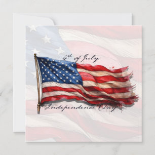 Carte 4 juillet – Célébrez avec le drapeau américain
