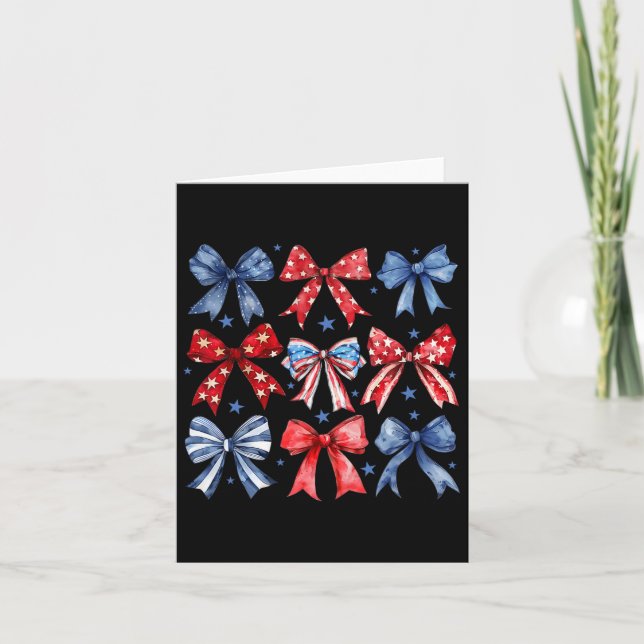 Carte 4 juillet Drapeau américain patriotique Toddler Gi (Devant)
