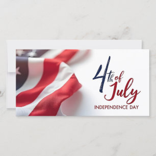 Carte 4 juillet Fête de l'Indépendance Création Patrioti