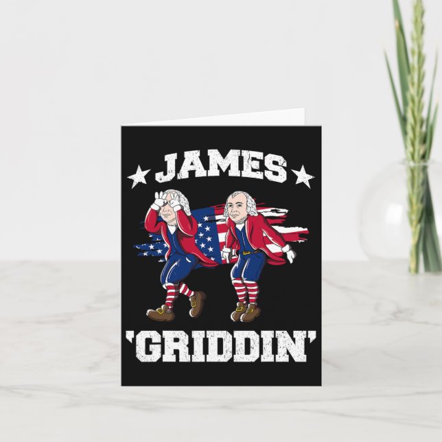 Carte 4 juillet James Madison Griddy James Griddin  (Devant)