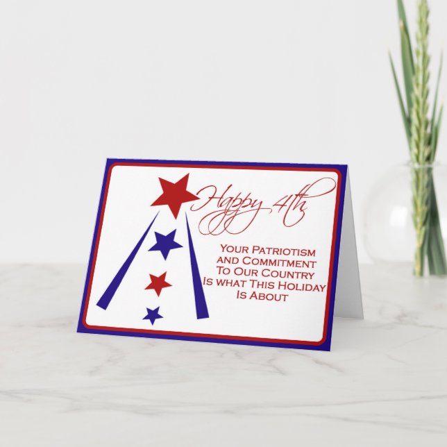 Carte 4 juillet pour nos troupes (Devant)