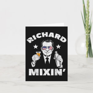 Carte 4 juillet Richard Mixin Nixon Président Patriot