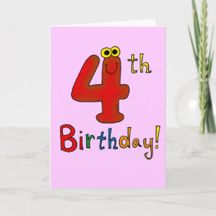 Carte 4e anniversaire !