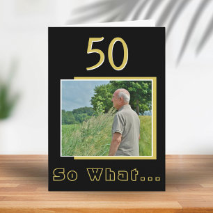 Carte 50 Alors ce drôle Inspirationnel 50e anniversaire 