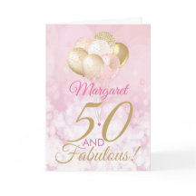 50 et fabuleux 50e anniversaire Parties scintillan