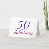 50 et Fabulous Pink Blue Violet Personnaliser