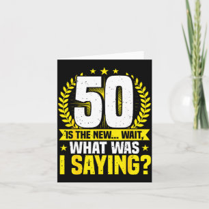 Carte 50e anniversaire, 50 ans c'est la nouvelle... drôl