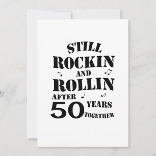 Carte 50e anniversaire - 50 ans Couples