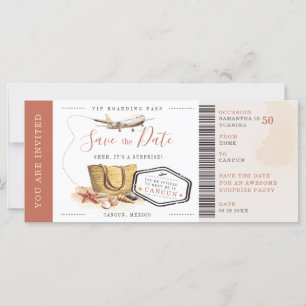 Carte 50e anniversaire Destination Surprise