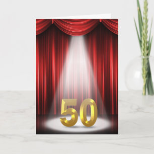 Carte 50e anniversaire en vedette