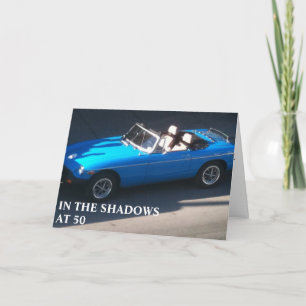 Carte ***50e ANNIVERSAIRE*** SHINE BABY SHINE