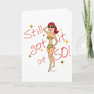 Carte 50e anniversaire toujours compris