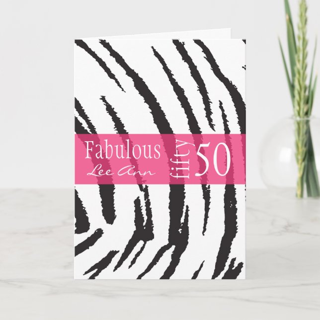 Carte 50e Birthday Card pour les femmes enceintes (Devant)