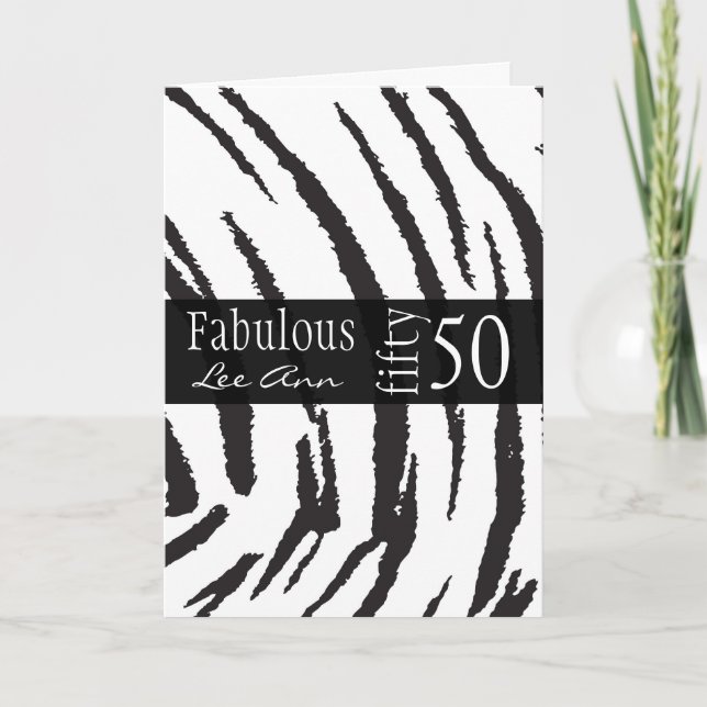 Carte 50e Birthday Card pour les femmes enceintes (Devant)