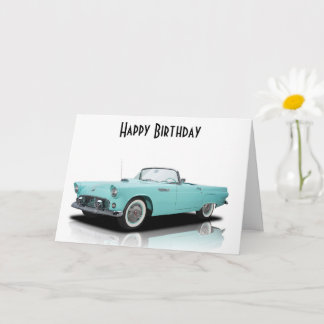 CARTE **55 THUNDERBIRD CLASSIQUE** À VOTRE ANNIVERSAIRE