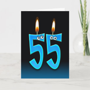 Carte 55e Birthday