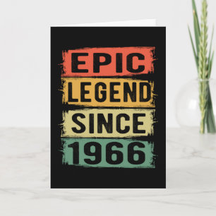 Carte 59 Ans Anniversaire 1966 Légende épique 59e annive