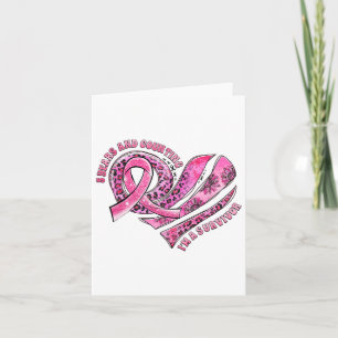 Carte 5 ans et compter Je suis un survivant Cancer du se