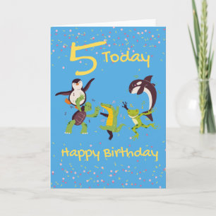 Carte 5 Aujourd'hui - Joyeux anniversaire
