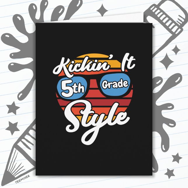 Carte 5e année Première journée 5e année Retour à l'écol (Créateur téléchargé)