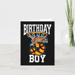 Carte 5e anniversaire Basketball 5 ans Enfants Cadeau