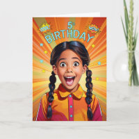 5e anniversaire latino-américain style pop art