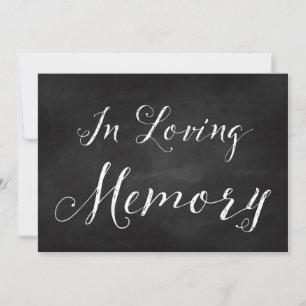 Carte 5x7 In Love Memory Signez pour le Mariage