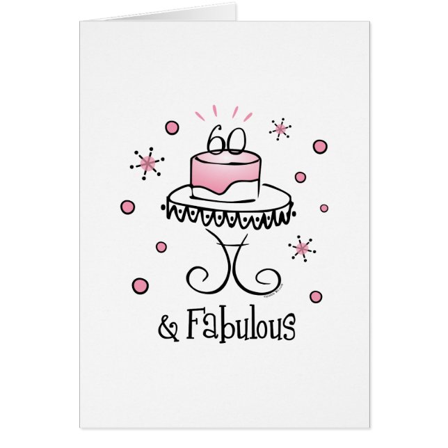 Carte 60 fabuleuse (Devant)