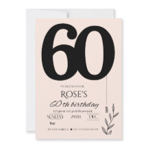 60e anniversaire