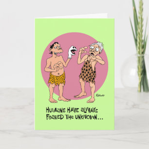 Carte 60e anniversaire : Crainte primitive