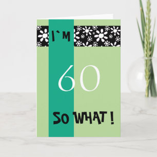 Carte 60e anniversaire drôle de motivation