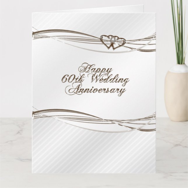 Carte 60e anniversaire du Mariage (Devant)