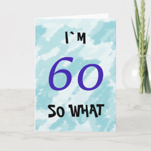 Carte 60e anniversaire Funny Motivational