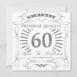 Carte 60e anniversaire Gag cadeau