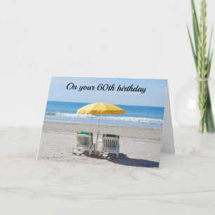 Carte **60e ANNIVERSAIRE LES SOUHAITS SONT COMME UN JOUR