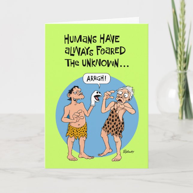 Carte 60e anniversaire : Peur primitive (Devant)