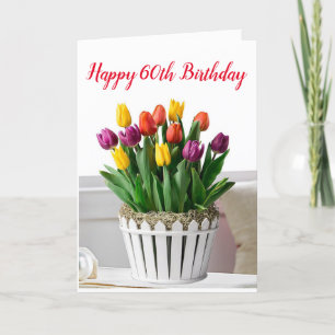 Carte **60e ANNIVERSAIRE** SOUHAITE UNE BELLE VOITURE FE