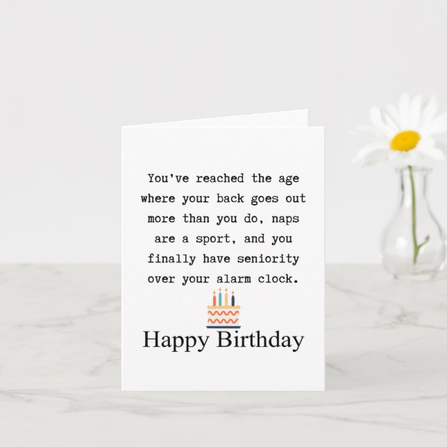 Carte 60th birthday (Petite plante)