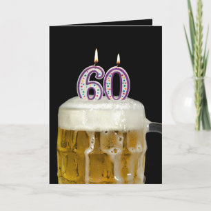 Carte 60th Birthday Beer