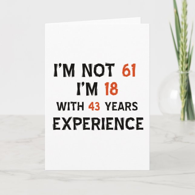 Carte 61e anniversaire (Devant)