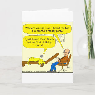 Carte 655 dessin animé de la fête du premier anniversair