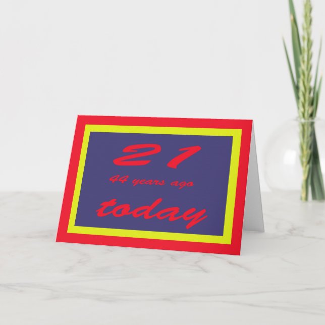 Carte 65e anniversaire (Devant)