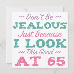 Carte 65e anniversaire pour les femmes