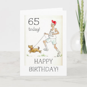 Carte 65e Birthday Card for a Retired Man