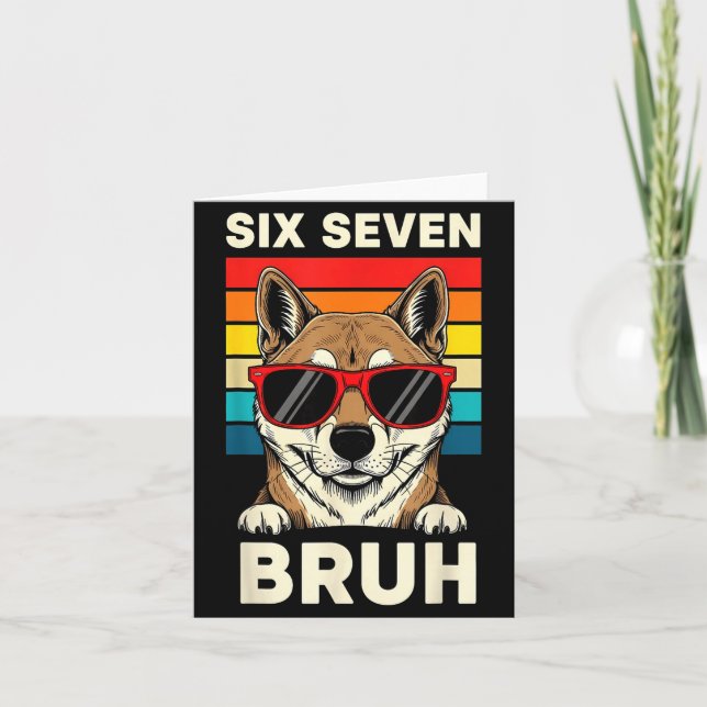 Carte 67 Animals Funny 67 Brainrot Youth Kids Dog 67  (Devant)