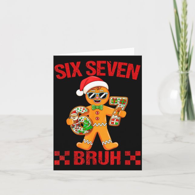 Carte 67 Christmas Meme Saying 6 7 Meme Costume Xmas  (Devant)