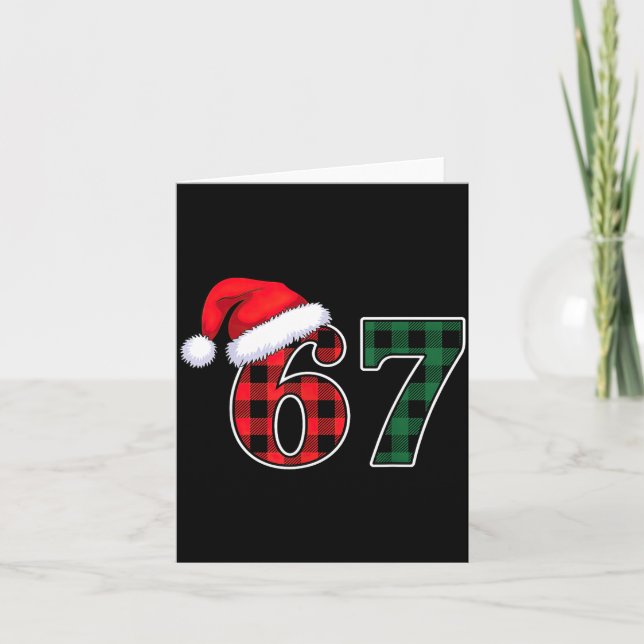 Carte 67 Christmas Six Seven Xmas  (Devant)