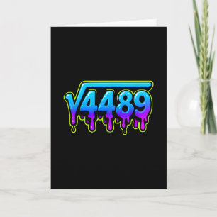 Carte 67 Glace Mème Racine carrée 4489 Argot Prof de mat