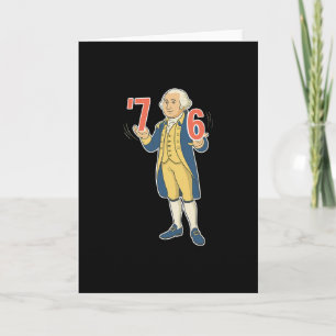 Carte 67 mème drôle de George Washington Six Seven Gen A